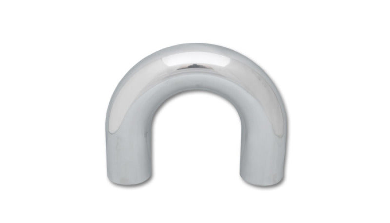 Vibrant 3.5in O.D. Universal Aluminum Tubing (180 degree Bend) - Polished