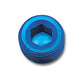 Russell Performance 3/8in Allen Socket Pipe Plug (Blue)