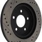 StopTech 05-10 Ford Mustang Slotted & Drilled Right Rear Rotor