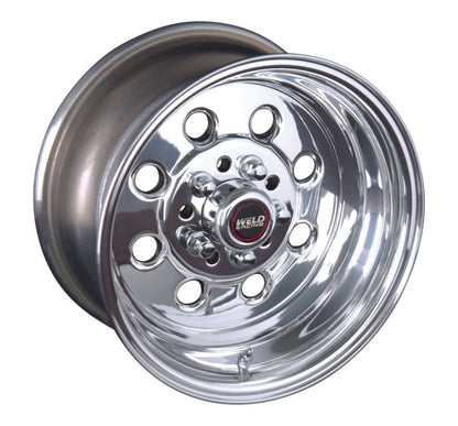 Weld Draglite 15x14 / 5x4.5 & 5x4.75 BP / 5.5in. BS Polished Wheel - Non-Beadlock