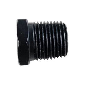 Fragola 3/8 Male Hex Pipe Plug - Black