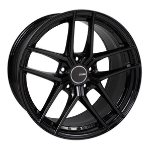 Enkei TY5 18x8.5 5x114.3 25mm Offset 72.6mm Bore Black Wheel