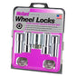 McGard Wheel Lock Nut Set - 4pk. (X-Long Shank) 7/16-20 / 13/16 Hex / 2.165in. Length - Chrome