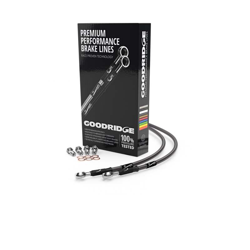 Goodridge 77-81 Yamaha XS650 Carbon Front SS Brake Lines