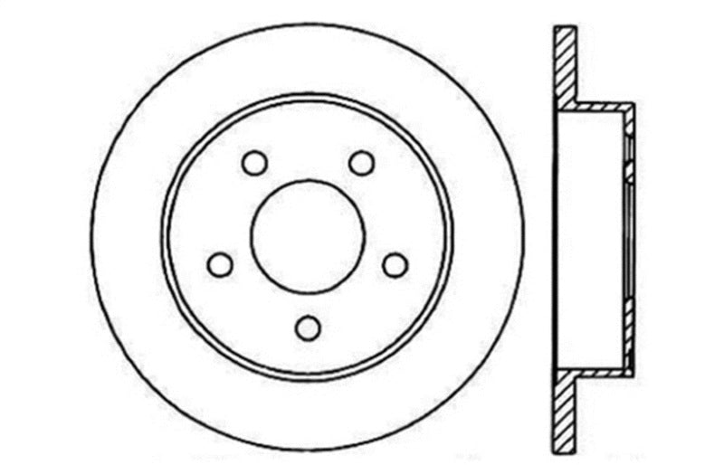 StopTech Drilled Sport Brake Rotor