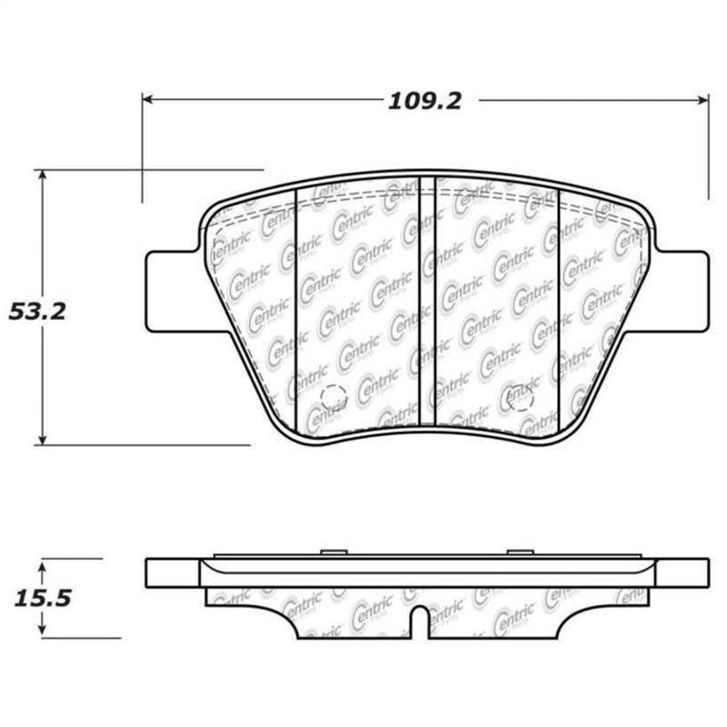 StopTech Street Touring Volkswagen Rear Brake Pads