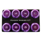 NRG Fender Washer Kit w/Color Matched M8 Bolt Rivets For Plastic (Purple) - Set of 8