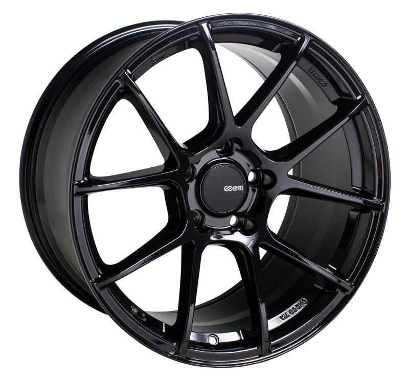 Enkei TS-V 17x9 5x100 45mm Offset 72.6mm Bore Gloss Black Wheel