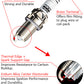 HKS 08 Lancer Evolution GSR/MR M-Series Spark Plugs (Heat Range 9)