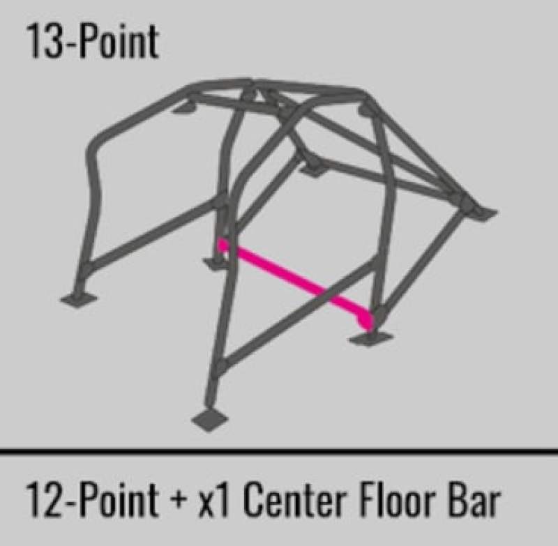 Cusco Roll Cage Sfty21 13pt 2 Passenger Steel Mazda RX7 FD3S (S/O / No Cancel)