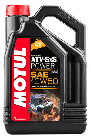 Motul 4L ATV-SXS POWER 4-Stroke Engine Oil 10W50 4T