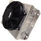 CSF Dual Fluid Bar & Plate HD Oil Cooler w/9in SPAL Fan (1/3 & 2/3 Partition) - 13.8in L x 10in H