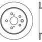 StopTech 06-10 Lexus IS 250/IS 300/IS 350 SportStop Slotted & Drilled Left Rear Rotor