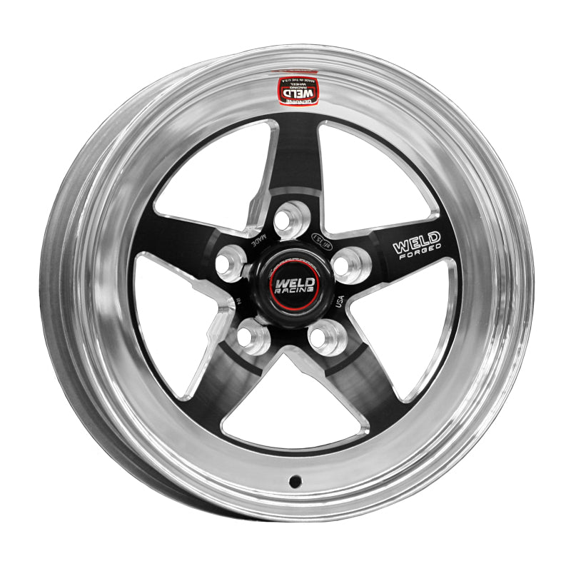 Weld S71 15x12.33 / 5x4.75 BP / 6.5in. BS Black Wheel (Low Pad) - Non-Beadlock