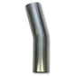 Vibrant 3in O.D. T304 SS 15 deg Mandrel Bend 5in x 5in leg lengths (5in Centerline Radius)