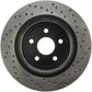 StopTech Sport Cross Drilled Brake Rotor - Front Left