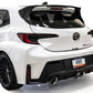 AWE 23-24 Toyota GR Corolla Track Edition Catback Exhaust - Chrome Silver Tips