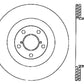 StopTech 06-07 WRX / 05-08 Subaru LGT Rear Drilled Left Rear Rotor