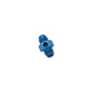 Russell Performance -8 AN Flare to 3/8in Pipe Pressure Adapter (Blue)