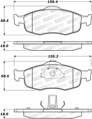 StopTech Street Brake Pads