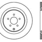 StopTech 09 Infiniti FX50 SportStop Slotted & Drilled Rear Right Rotor