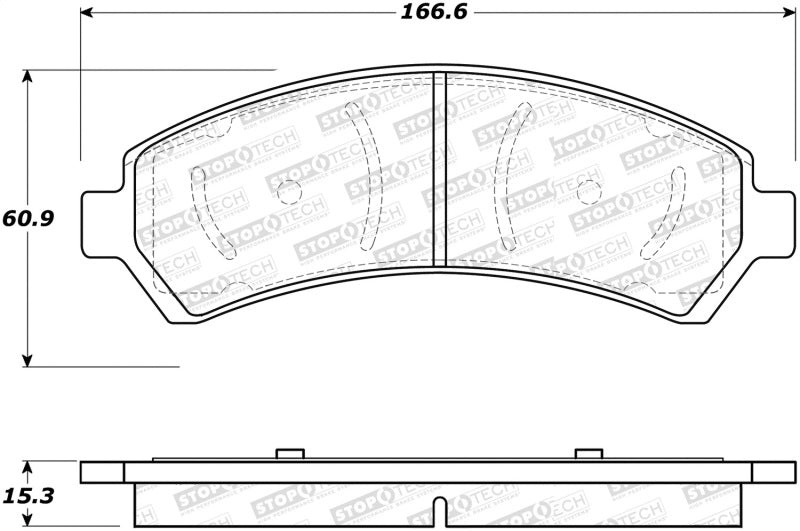 StopTech Street Select Brake Pads