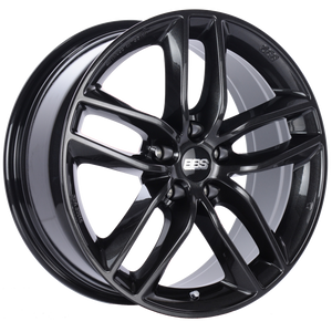 BBS SX 17x7.5 5x120 ET37 Crystal Black Wheel -82mm PFS/Clip Required