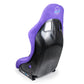 NRG FRP Bucket Seat PRISMA Edition w/ Pearlized Back Purple Alcantara - Medium