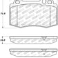 StopTech Street Touring 94-12/96 Maserati Series Front Brake Pads