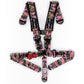 NRG SFI 16.1 5pt 3in. Seat Belt Harness/ Latch Link - Pink Camo