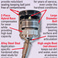 SPC Performance Weld-In 7.25 Degree Taper Ball Joint