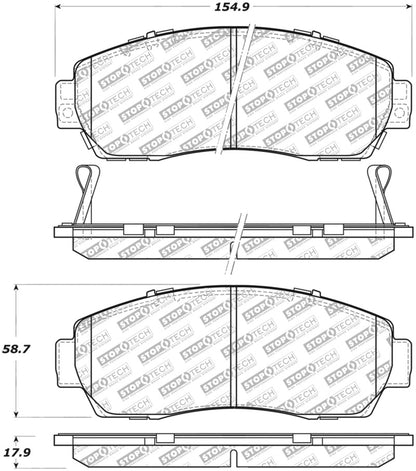 StopTech Street Select Brake Pads