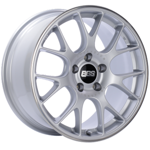 BBS CH-R 19x9 5x120 ET44 Brilliant Silver Polished Rim Protector Wheel -82mm PFS/Clip Required