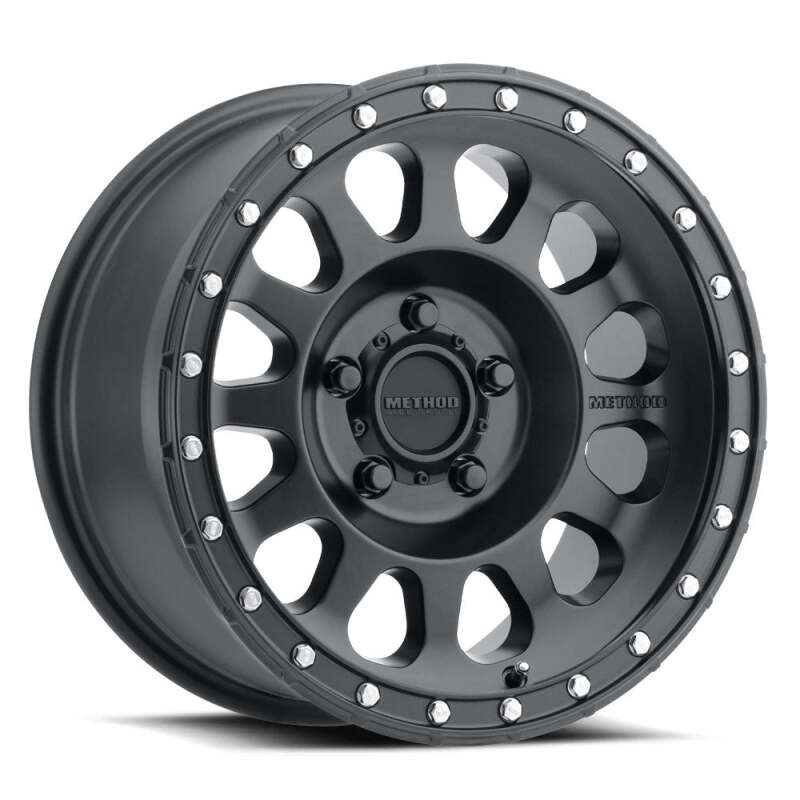 Method MR315 20x9 / 6x5.5 BP / 0mm Offset / 106.25mm CB Matte Black Wheel