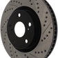 StopTech 07-09 Lexus ES 250/ES 300/ ES330/ES350 SportStop Slotted & Drilled Left Front Rotor