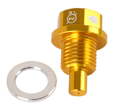 NRG Magnetic Oil Drain Plug M14X1.5 Acura/Honda/Mazda/Mitsubishi - Gold