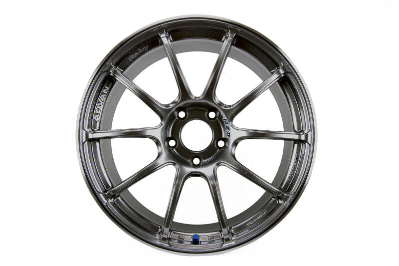 Advan RZII 18x8.0 +48 5-100 Racing Hyper Black Wheel