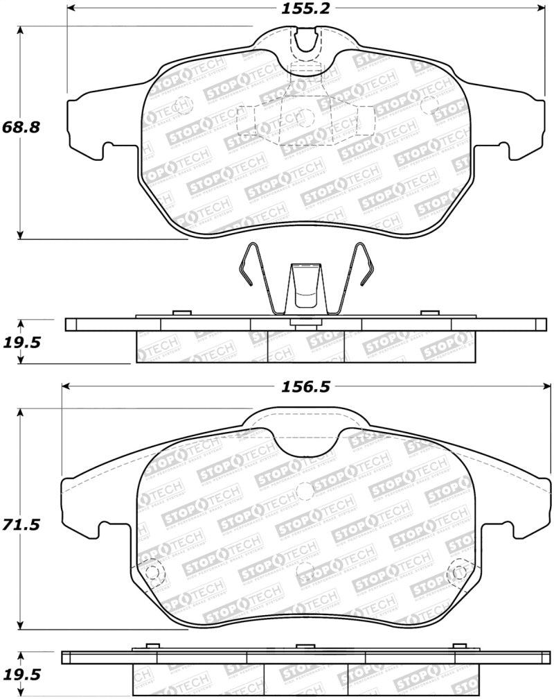 StopTech Street Brake Pads