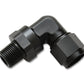 Vibrant -12AN to 1/2in NPT Female Swivel 90 Degree Adapter Fitting