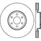 StopTech Sport Slotted (CRYO) 05-18 Nissan Frontier Front Left Slotted Rotor