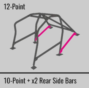 Cusco Steel Roll Cage 8 Point 2 Passenger Through Dash 2015 Subaru WRX / STI (S/O / No Cancel)