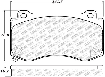 StopTech Street Select Brake Pads - Rear