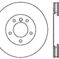 StopTech 09-10 BMW 535i xDrive Sportstop Cryo Cross Drilled Front Right Rotor