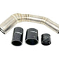 Torque Solution 2022+ Subaru WRX / 19-23 Subaru Ascent Titanium Top Mount Charge Pipe - Brushed