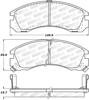 StopTech Street Brake Pads - Front