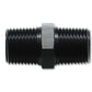 Vibrant 1/2in NPT x 1/2in NPT Straight Union Pipe Adapter Fitting - Aluminum