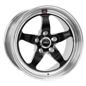 Weld S71 18x10 / 5x4.75 BP / 4.2in. BS Black Wheel (Low Pad) - Non-Beadlock