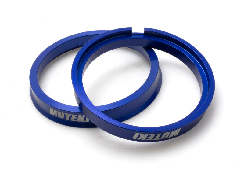 Wheel Mate Muteki Hub Ring Set 73mm x 70mm - 2 Piece - Blue