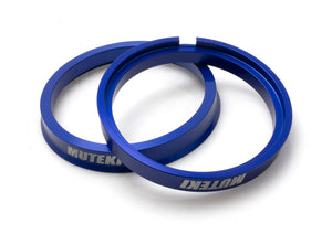 Wheel Mate Muteki Hub Ring Set 73mm x 56mm - 2 Piece - Blue