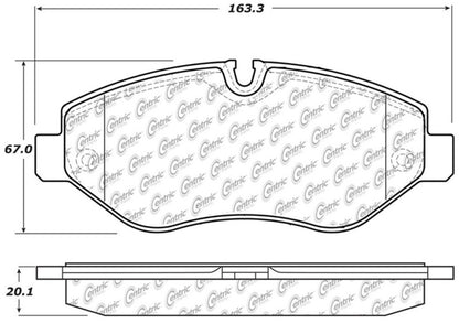 StopTech 10-18 Mercedes-Benz Sprinter 2500 Front Truck & SUV Brake Pad